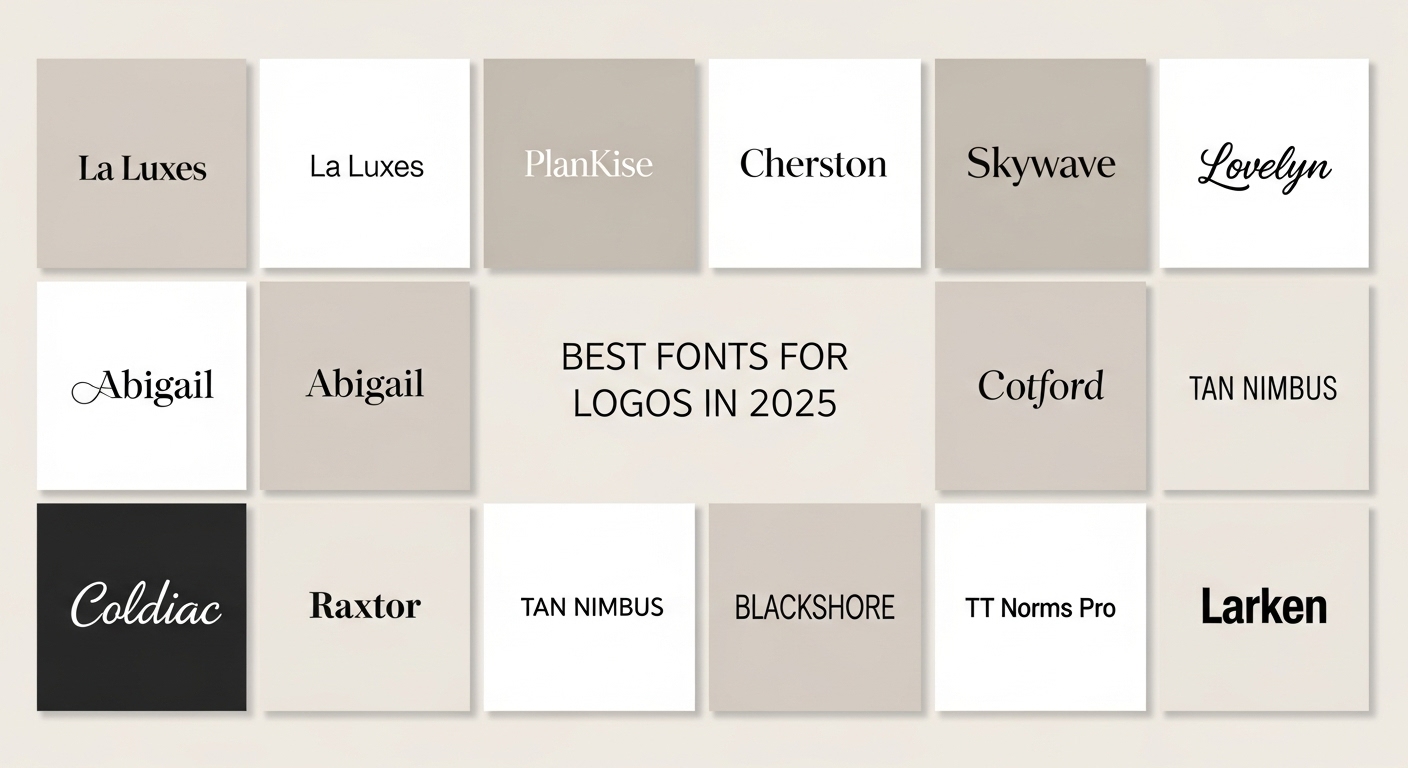 best fonts for logos